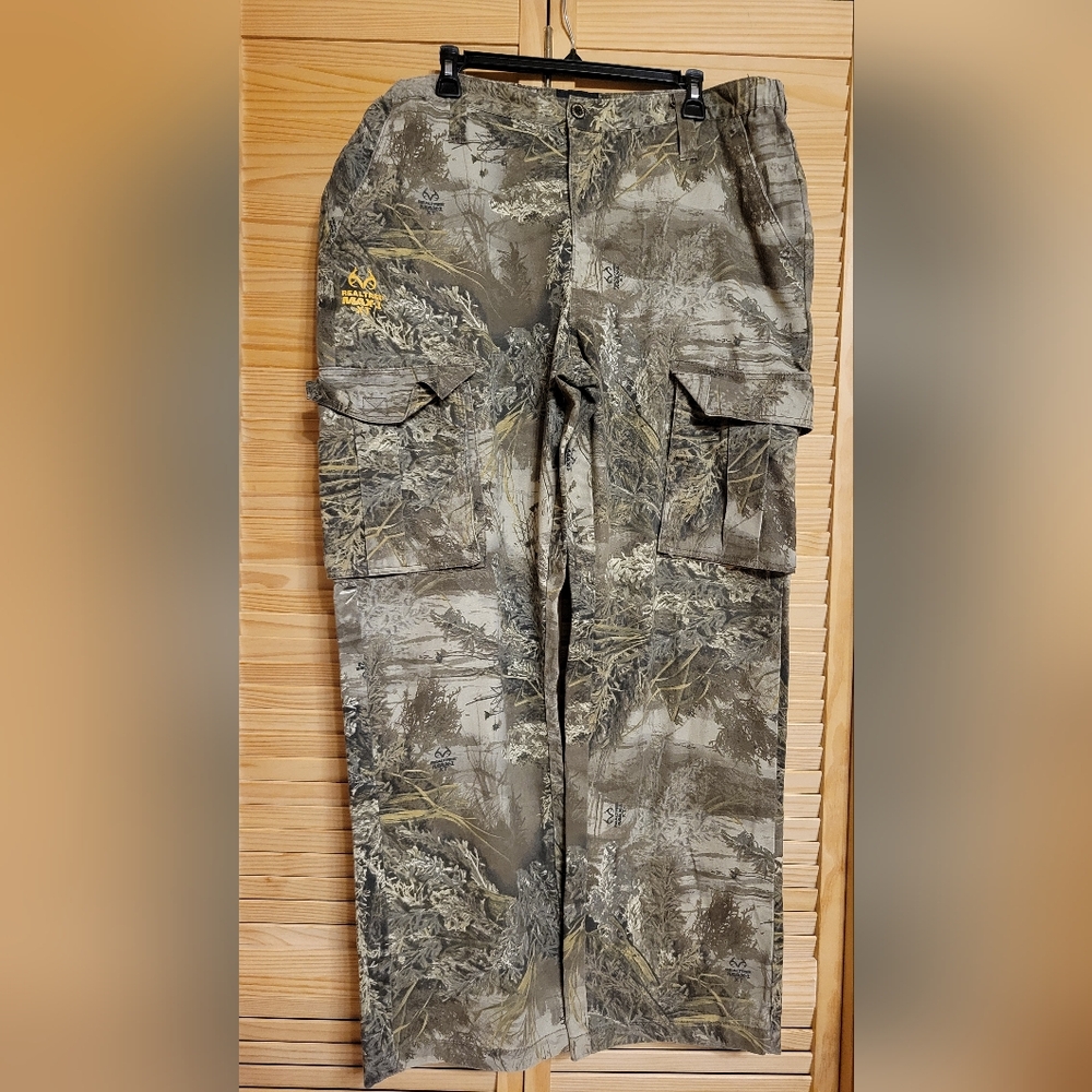 Realtree‎ camo camouflage hunting pants size L Large 36/38 cargo style Max-1 XT